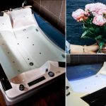 Scopri la vasca idromassaggio con doppia chaise-longue