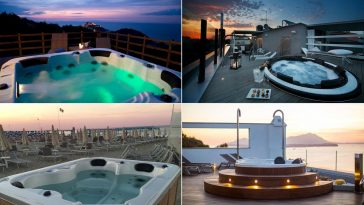 I crepuscoli più belli con una minipiscina idromassaggio Beauty Luxury