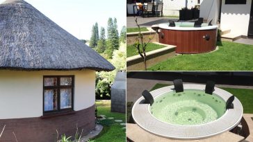 La minipiscina idromassaggio per la casa rotonda