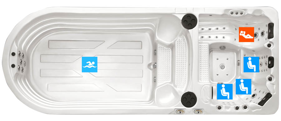 Nuoto controcorrente BL-858