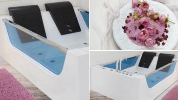 Stanza anti-bagno diventa area idromassaggio al femminile