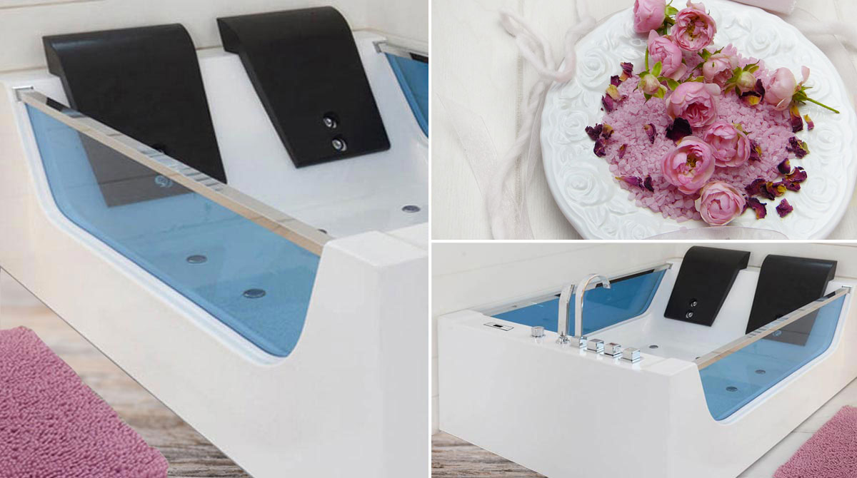 Stanza anti-bagno diventa area idromassaggio al femminile