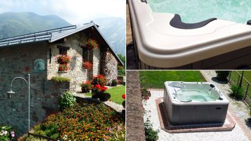 Gennaio in montagna con la tua nuova minipiscina idromassaggio