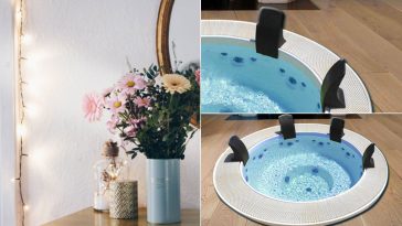 Vuoi incassare una minipiscina nel tuo pavimento in legno?