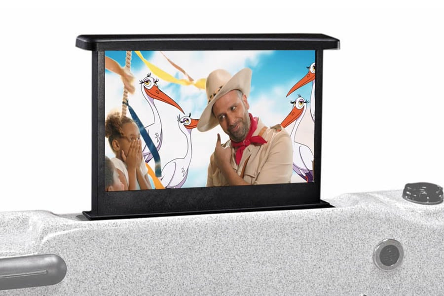 Beauty Luxury TV pop-up 17" minipiscine