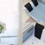 Vasca idromassaggio in boiserie shade of blue